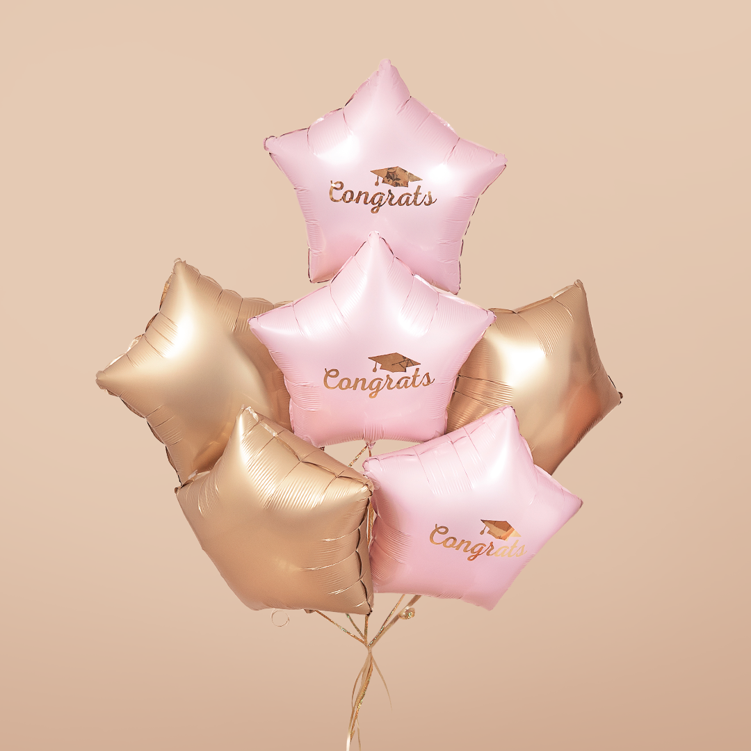 Balloon Pack Congrats Pink
