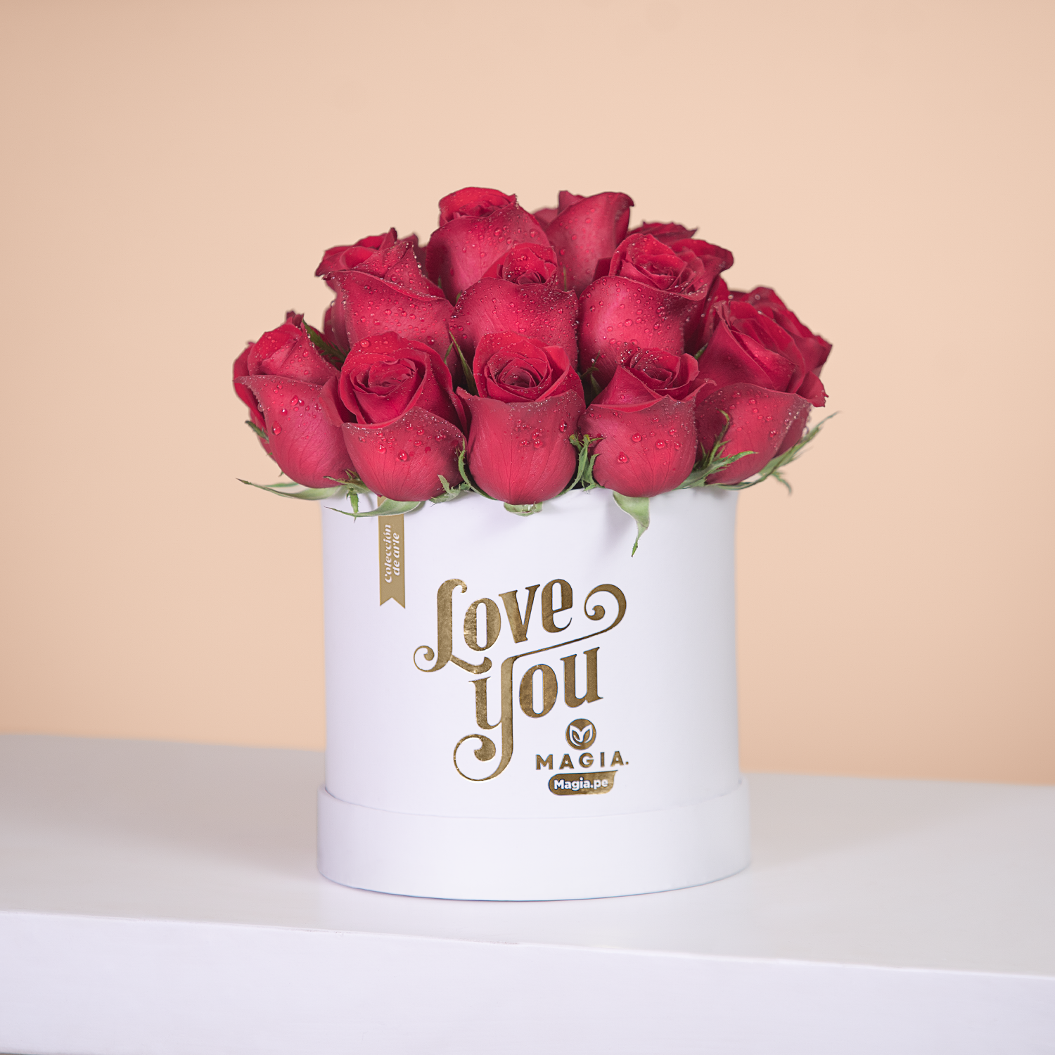 Box Love 24 Rosas San Valentín