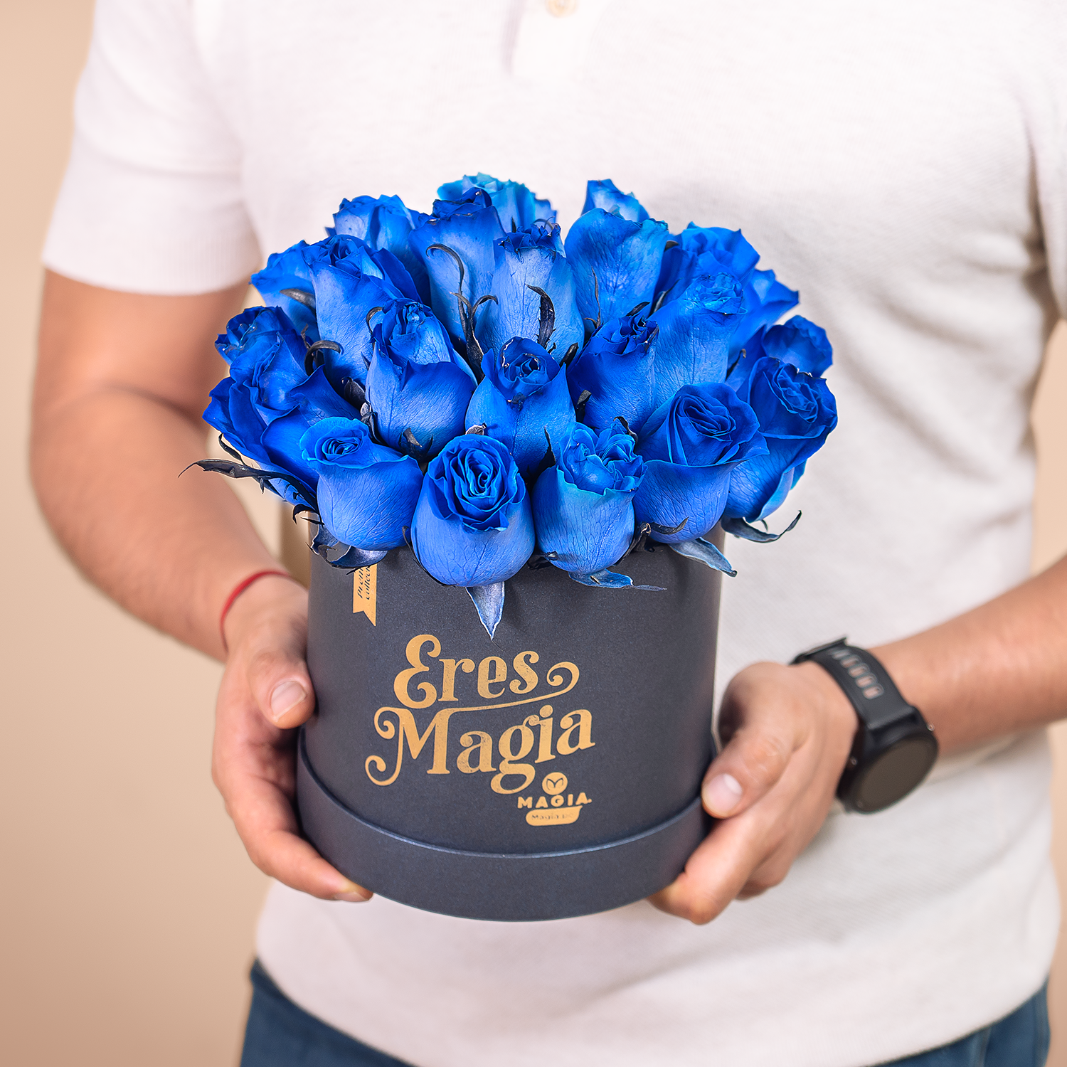 Box Blue Rose