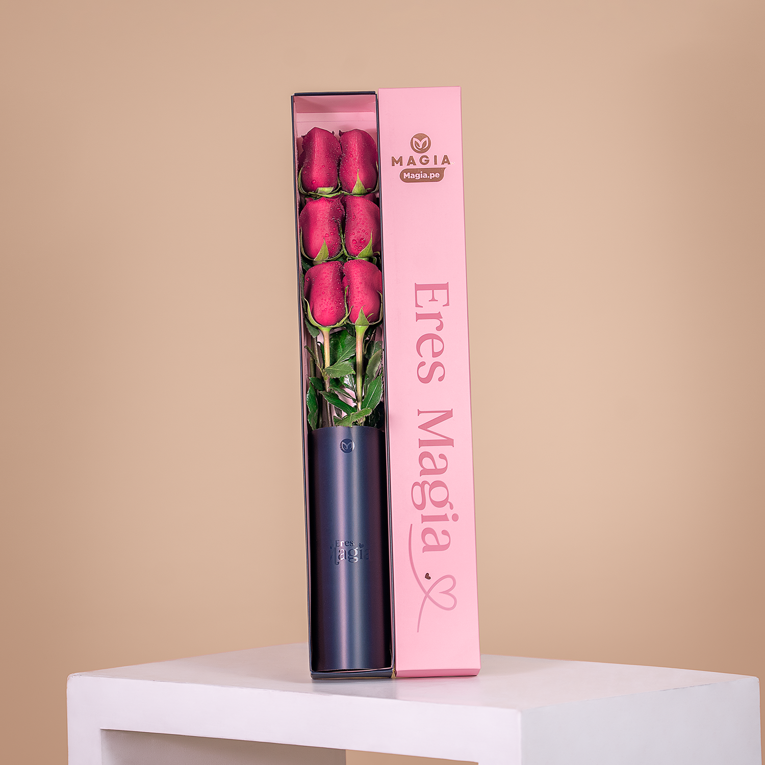 Caja Magia Slim de 6 rosas