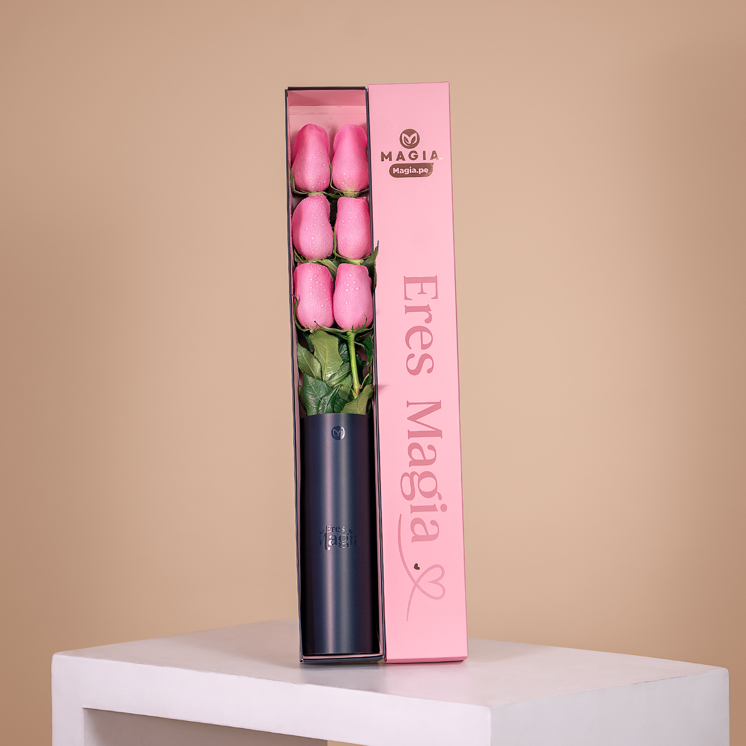 Caja Magia Slim de 6 rosas