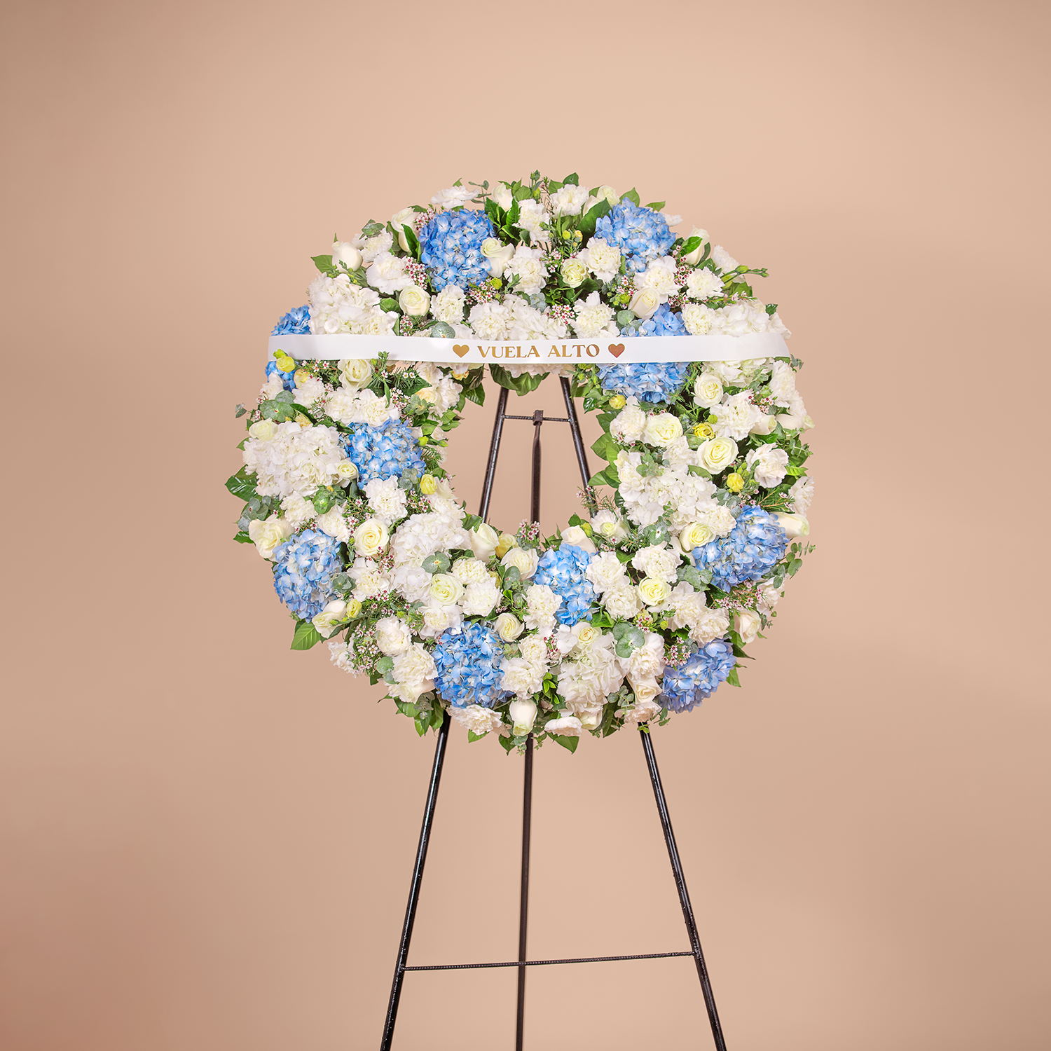Corona Fúnebre "Vuela Alto" - Blue