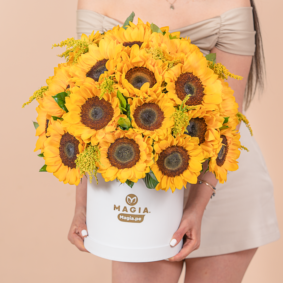 Hat Box Girasoles