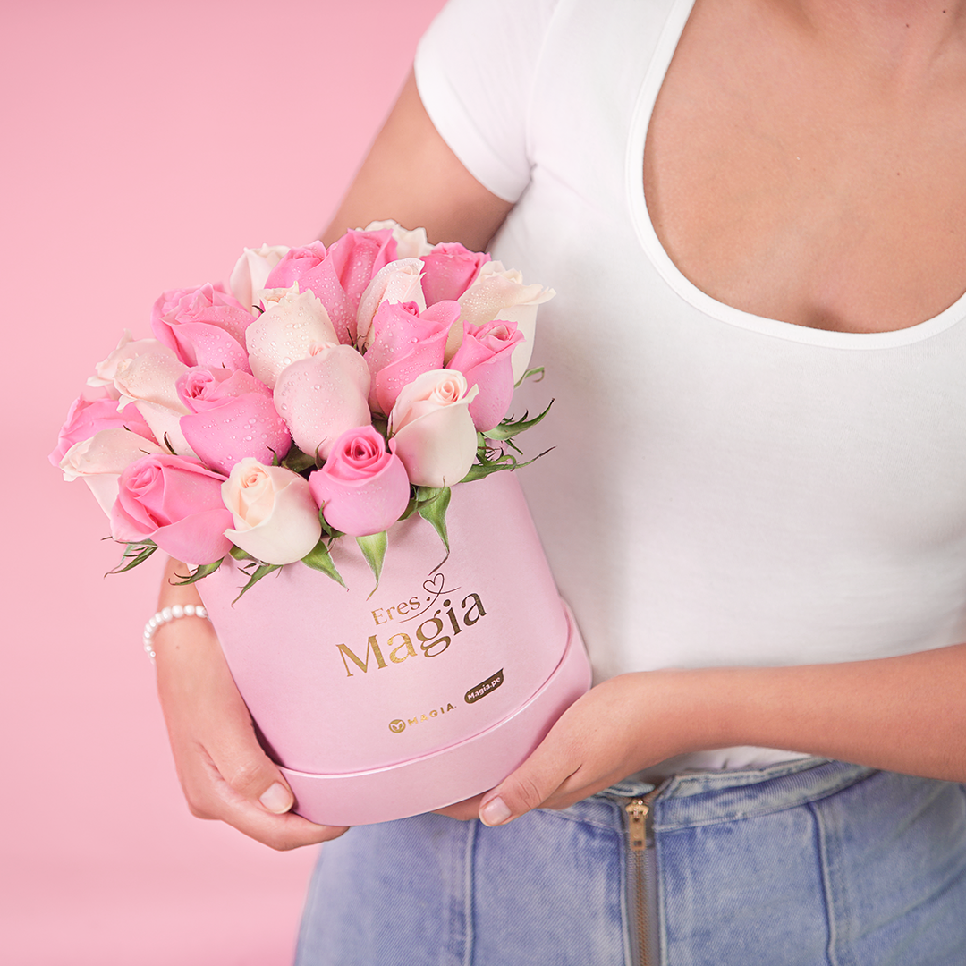 Box de 24 rosas Magia