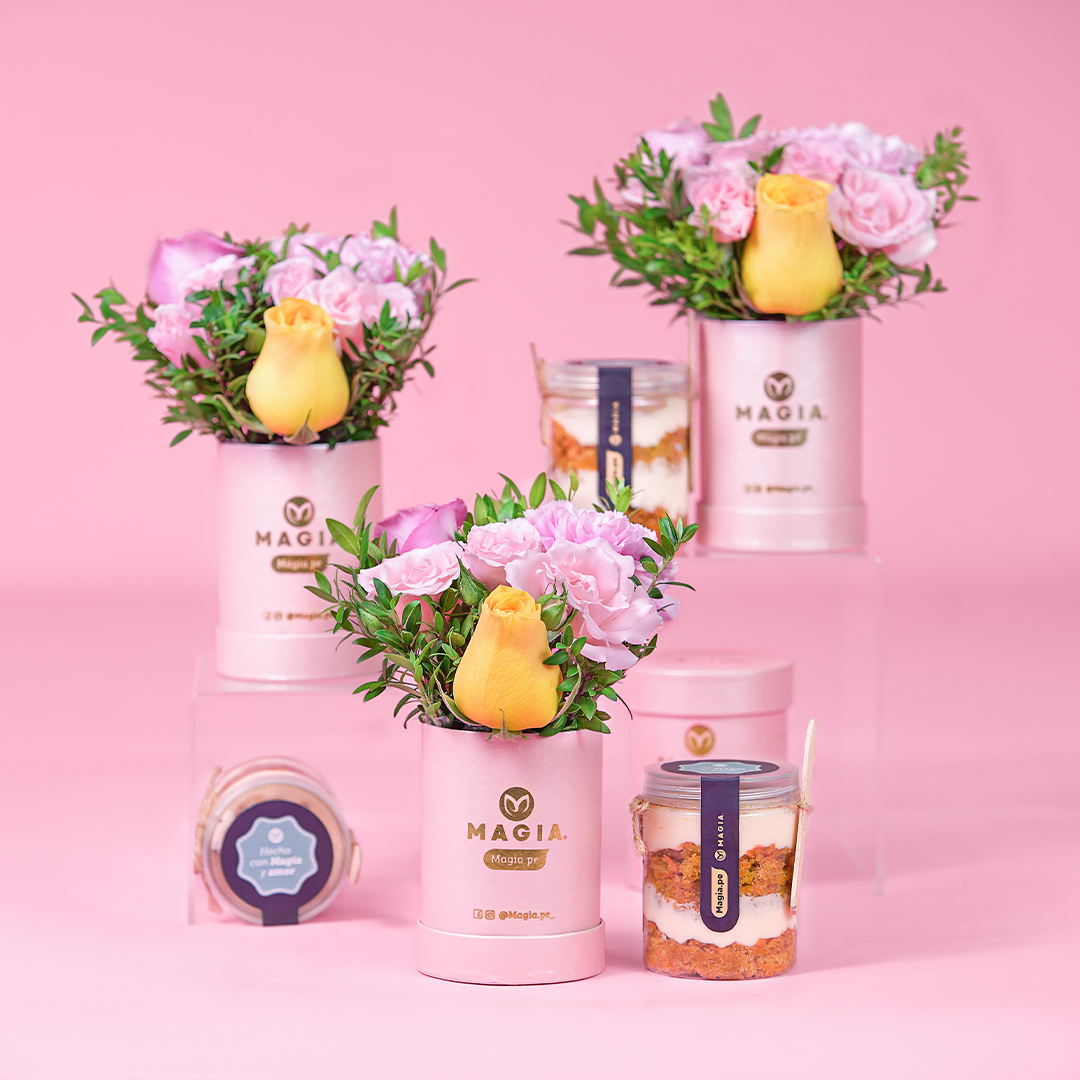 FLORES Y CAKE JAR