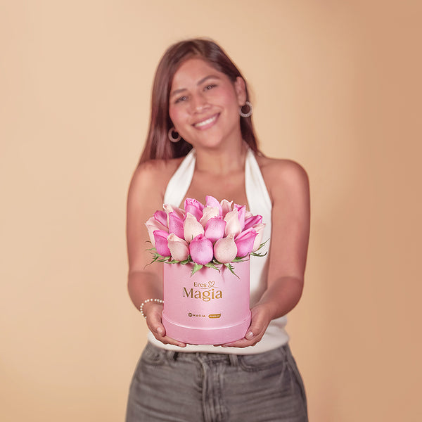 Box de 24 rosas Magia