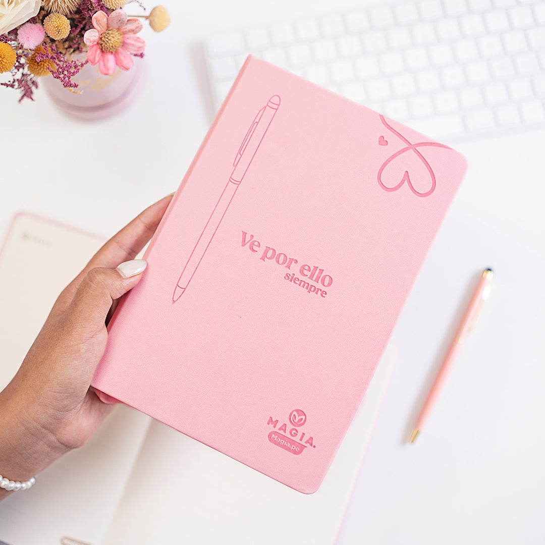 Cuaderno de Apuntes Magia.pe Rosado