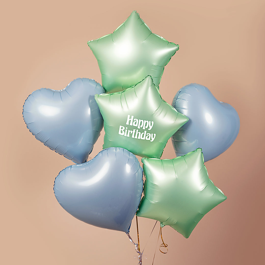 Balloon Pack Pastel Happy Birthday
