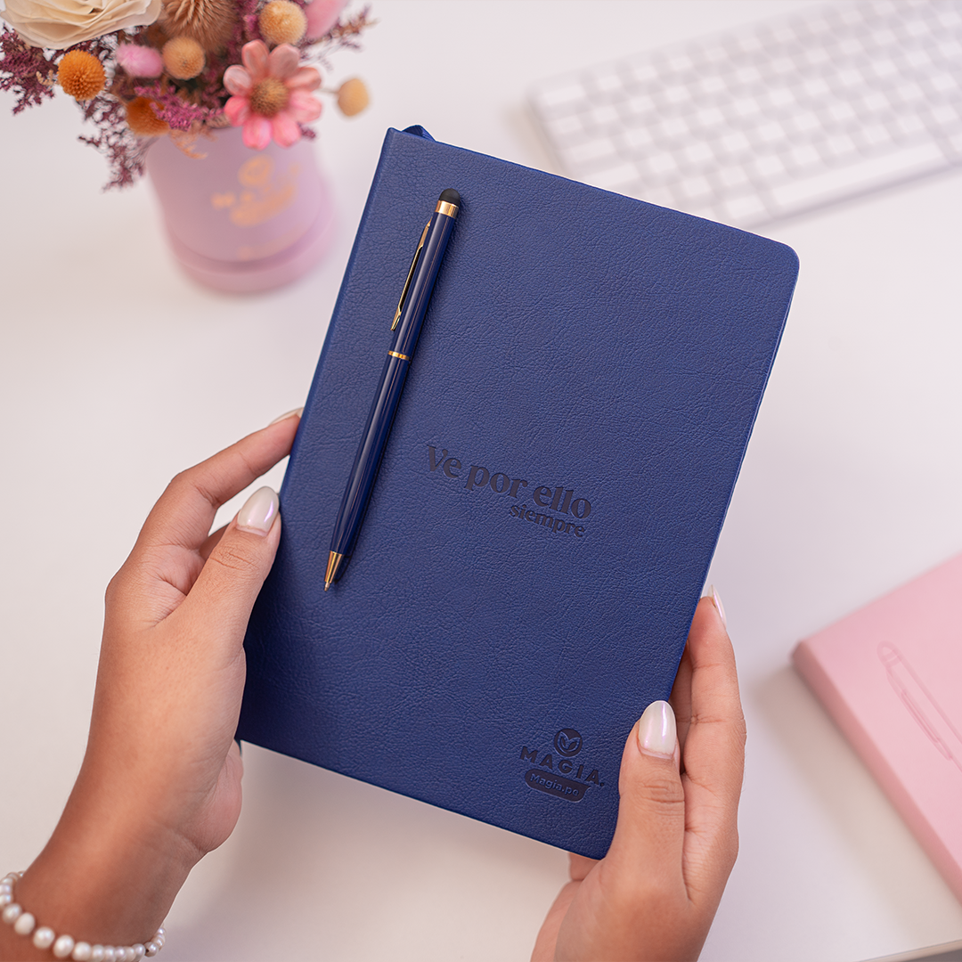 Cuaderno de Apuntes Magia.pe Azul