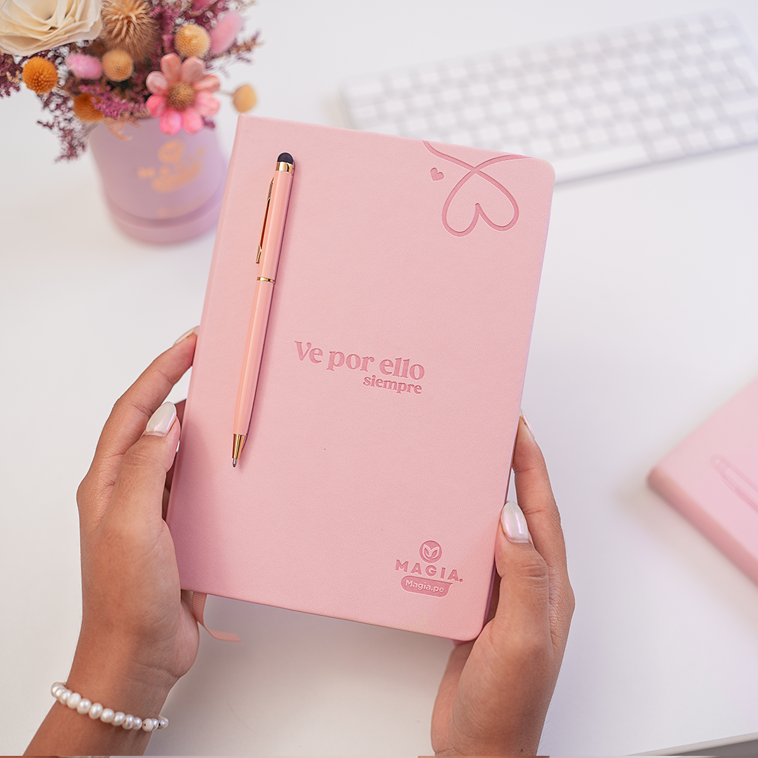 Cuaderno de Apuntes Magia.pe Rosado