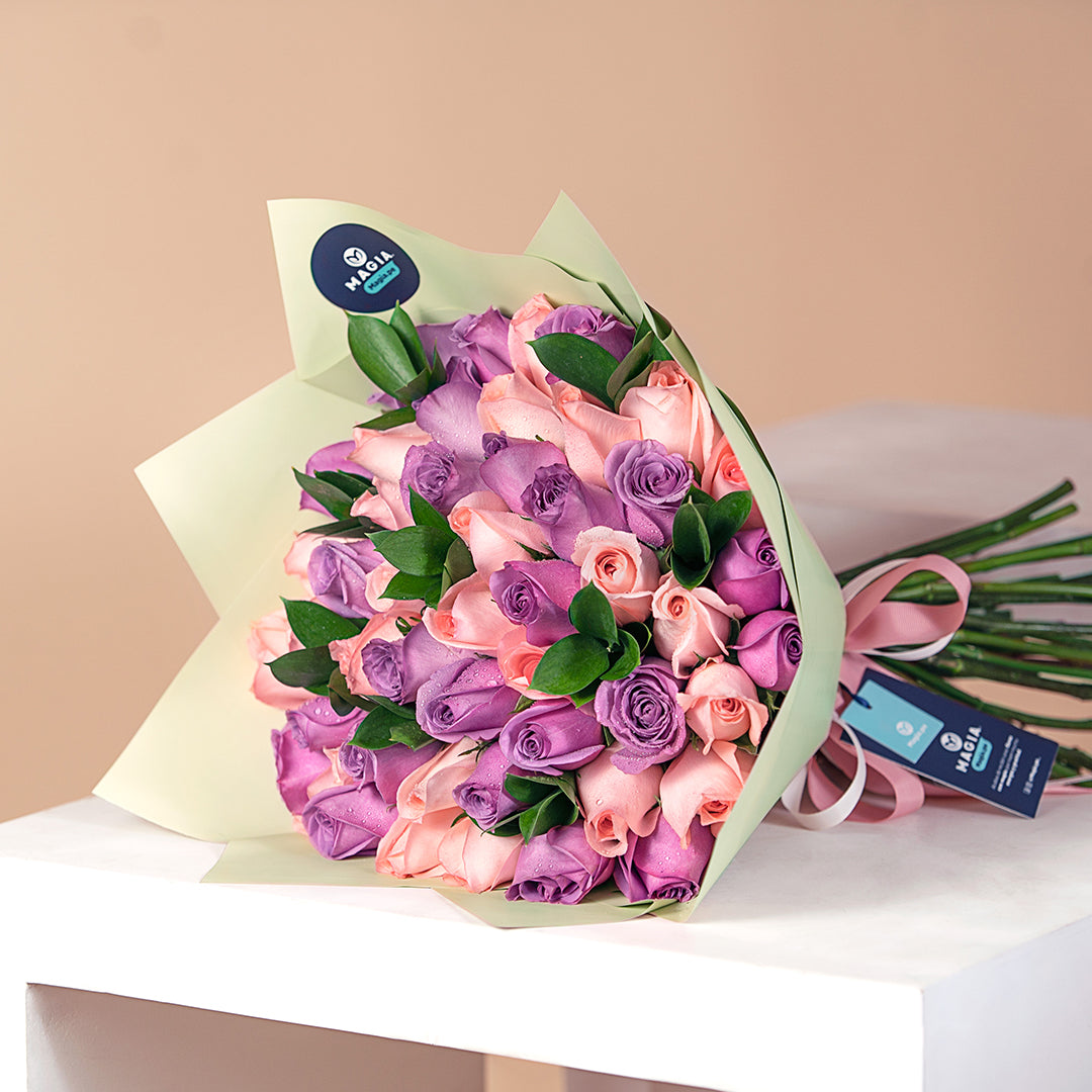 Ramo 50 rosas Pretty
