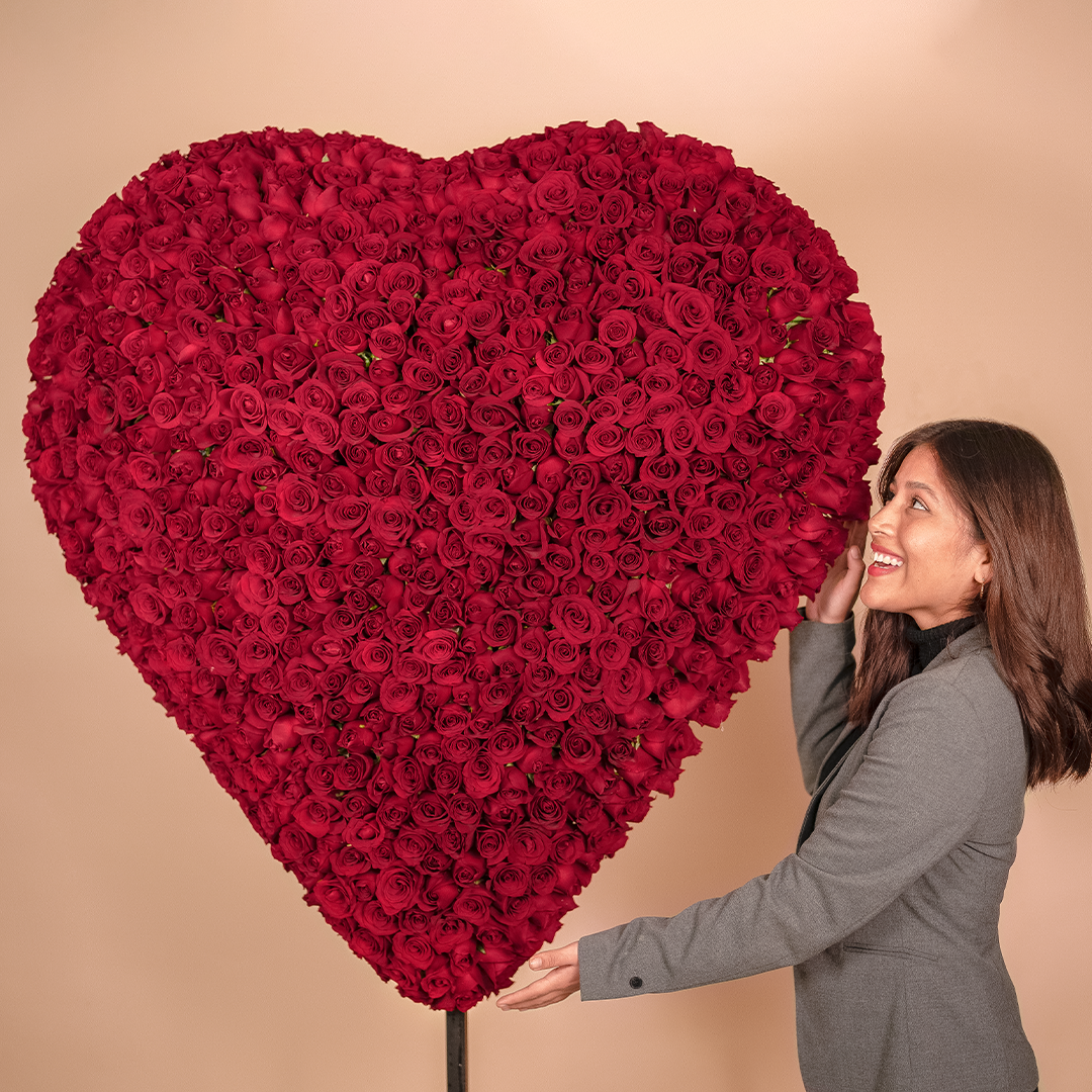 CORAZÓN MÁGICO 650 ROSAS