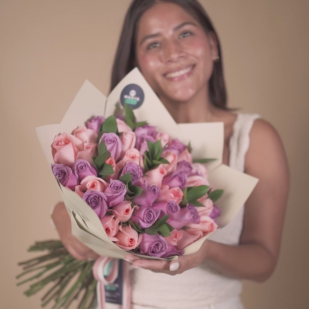 Ramo 50 rosas Pretty