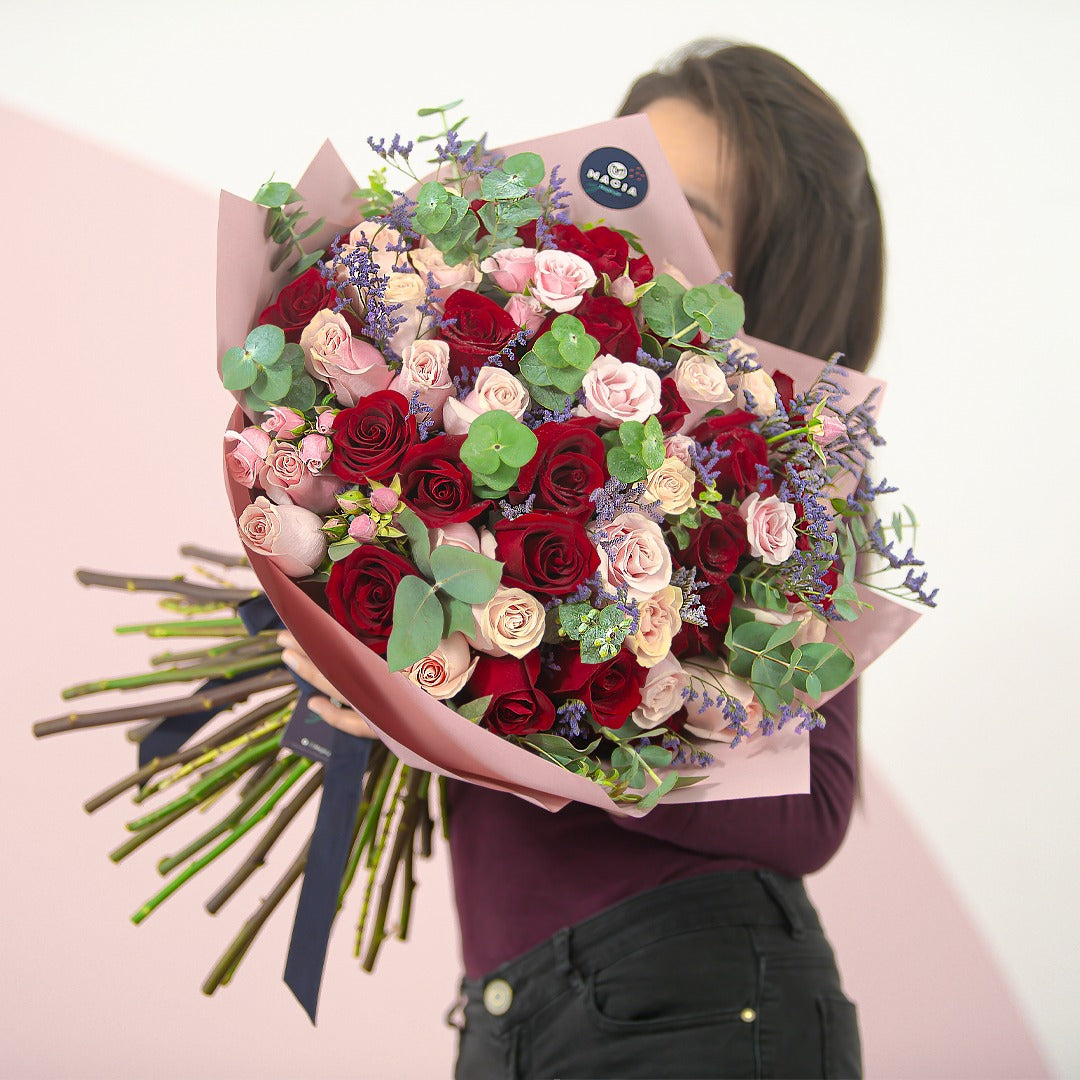 Ramo Queen 48 rosas premium
