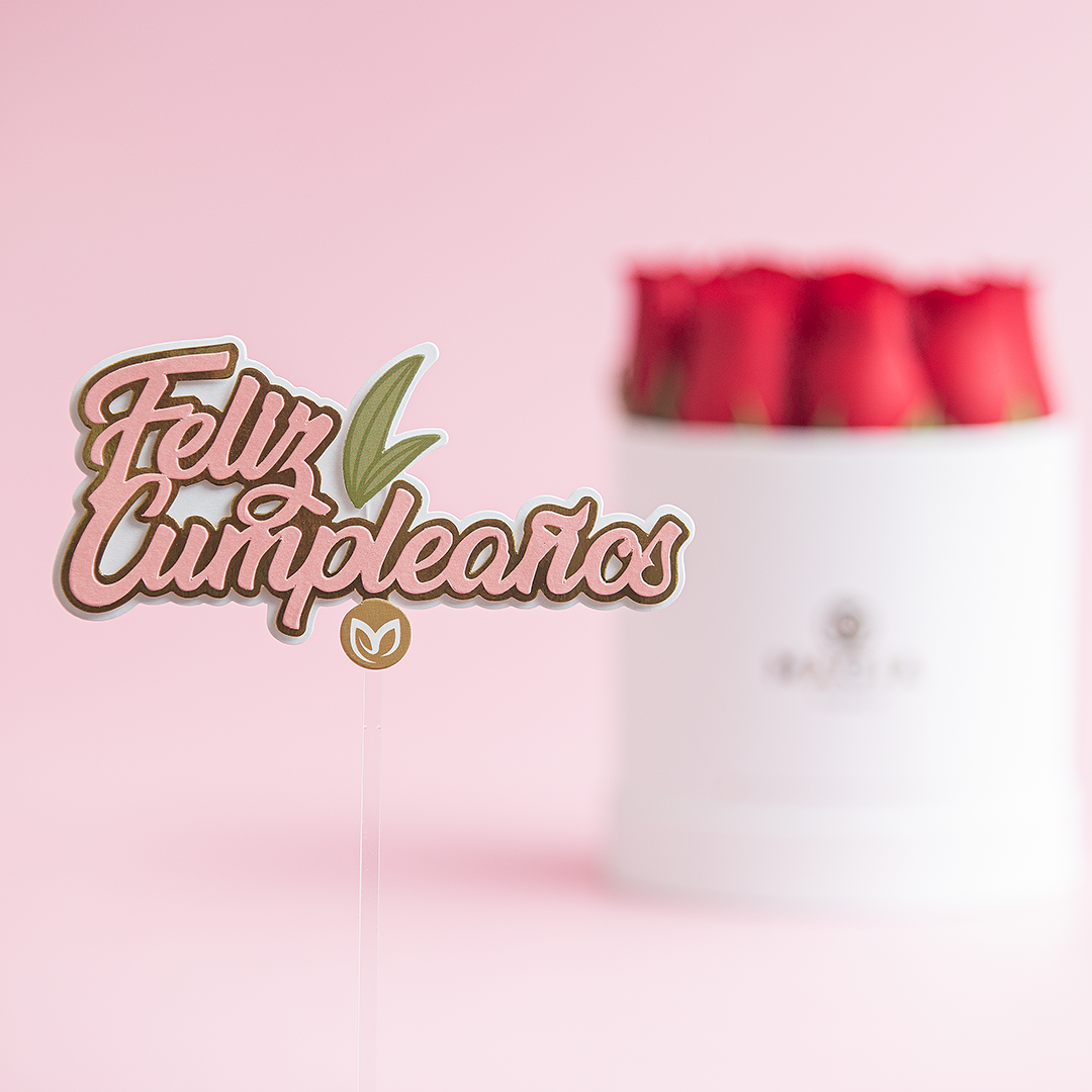 Topper feliz cumpleaños